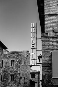 Italienische Fassadenwerbung: Brunello