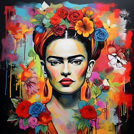Frida Pop Art by Rosa Piazza