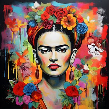 Frida Pop-art van Rosa Piazza