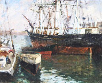 Irving Wiles, walvisschip, New Bedford van Atelier Liesjes