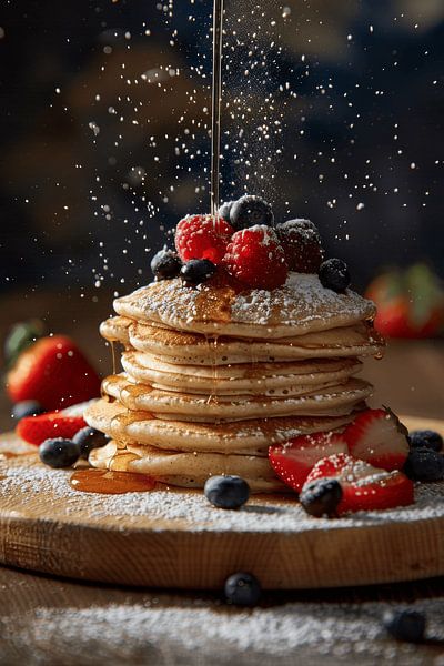 Pancakes  - Stilvolles Küchenposter von Poster Art Shop