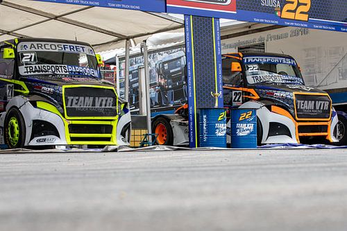 Pits at truck gp.