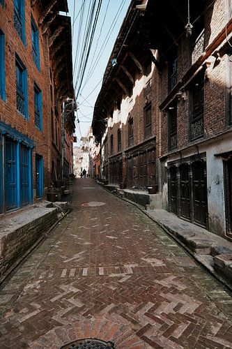 Een wandeling door de geplaveide straten van Panauti