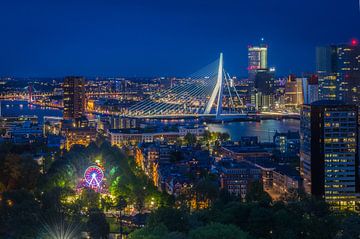 Rotterdam vanaf de Euromast van Bram Huijzen