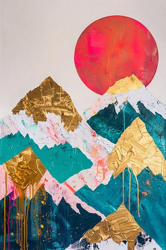 Abstract landschap