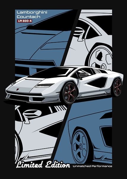 Lamborghini Countach LPI 800-4 Auto von Adam Khabibi