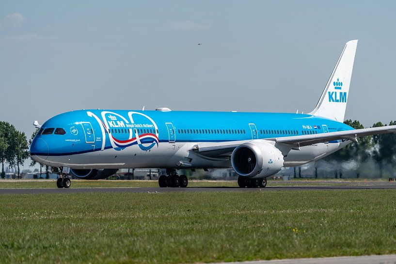 Le premier Boeing 787-10 (PH-BKA &quot;Orange Blossom&quot;) reçu par KLM quitte le Polderb par Jaap van den Berg
