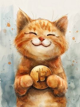 Bitcoin Cat van Vincent the Cat