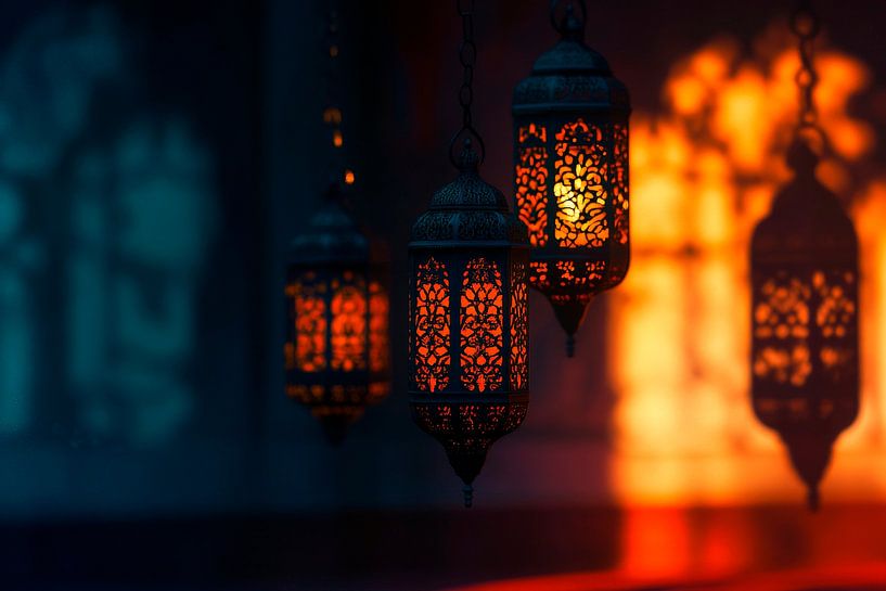 Fantasievolle Laternenlichter von Poster Art Shop