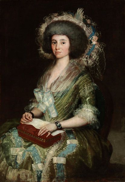 Portret van mevrouw Ceán Bermudez, Francisco de Goya en Lucientes van Meesterlijcke Meesters