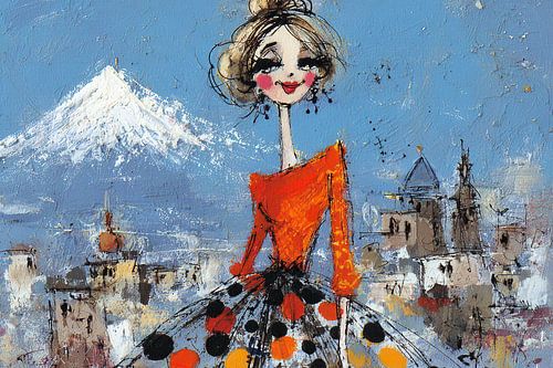 Mount Fuji | Vrouw besparen