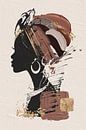 Traditional beautiful African Woman by ArtStudioMonique thumbnail