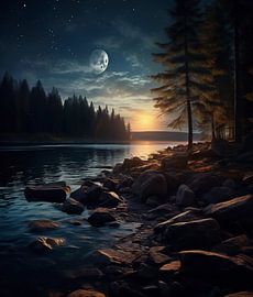 Romantische Winterlandschaft