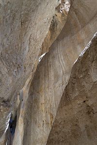 Strukturen des Gesteins im Cañón del Mascarat