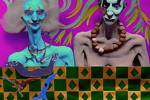 Pop-Art-Paradies-Paradiesvögel
