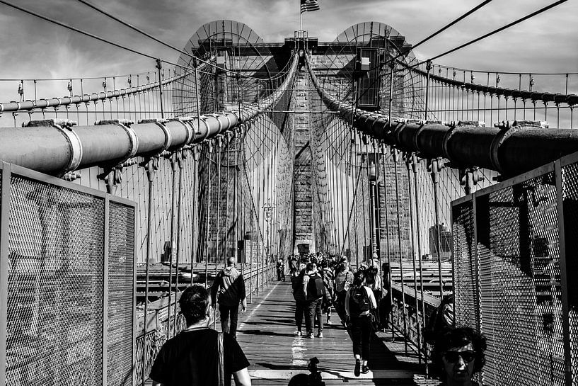 Brooklyn Bridge, New York City van Eddy Westdijk