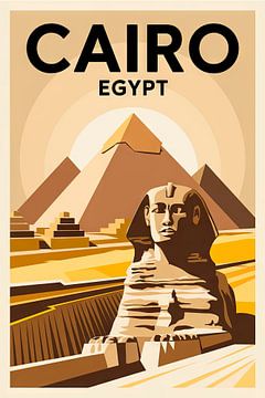 Caïro, Egypte. van Poster Art Shop