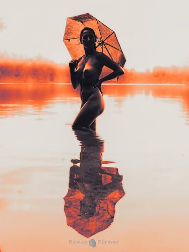 Industrial Elegance: umbrella