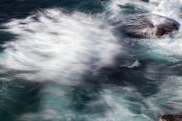 power of the sea - breaking waves by Rob van Esch