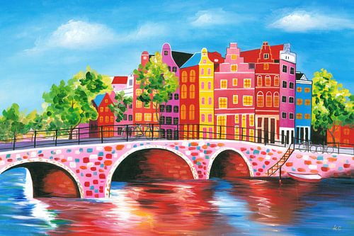 Painting Amsterdam 2 by Art Whims