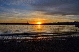 le soleil est presque couché sur Ger Nielen