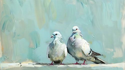 Zonlicht op de Veren