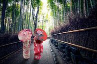 Der Bambuswald in Kyoto von Manjik Pictures Miniaturansicht