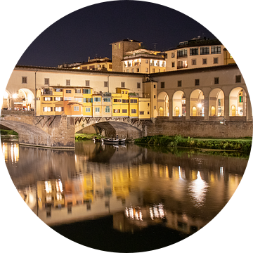 Ponte Vecchio, Firenze - nachtinspiratie van Nina Rotim