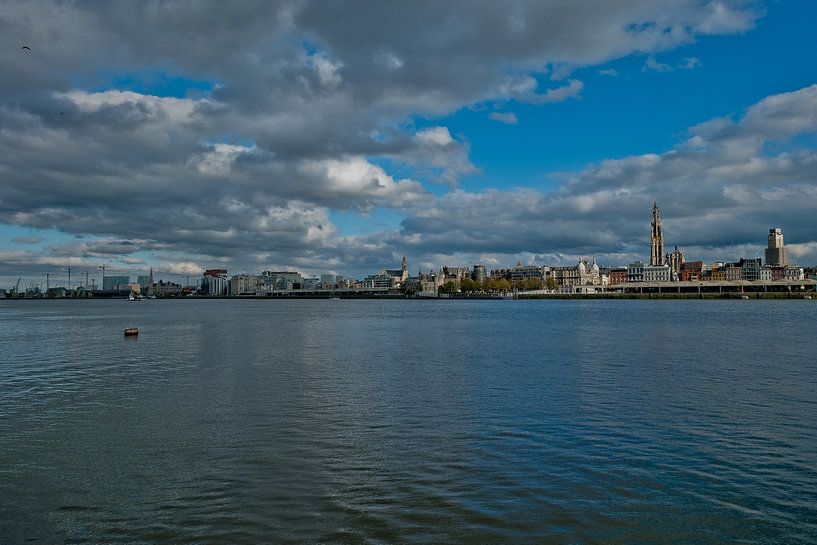 Antwerp skyline by Jo Beerens