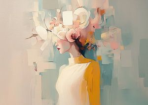 Blumengedanken treiben