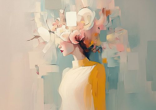 Blumengedanken treiben