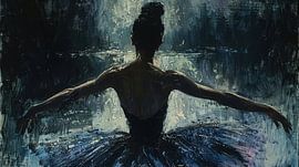 Lac des cygnes noir n° 2 sur ByNoukk