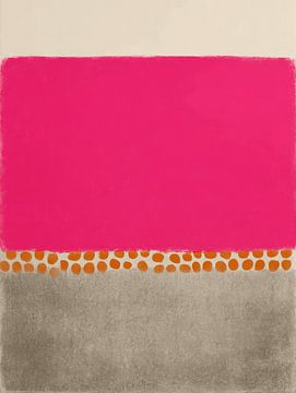 Verspielte abstrakte Komposition mit Neon-Akzent von Studio Allee