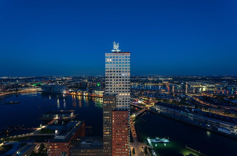 Soothing Sunset over Rotterdam - A Cityscape to Cherish by Roy Poots