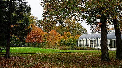 Oranjerie in herfstsfeer