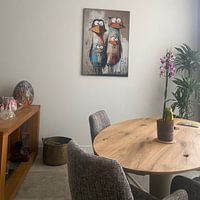 Klantfoto: Familie Vogel van Blikvanger Schilderijen, als ArtFrame