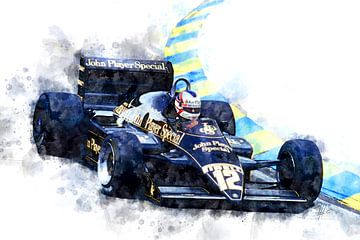 Nigel Mansell, JPS Lotus von Theodor Decker