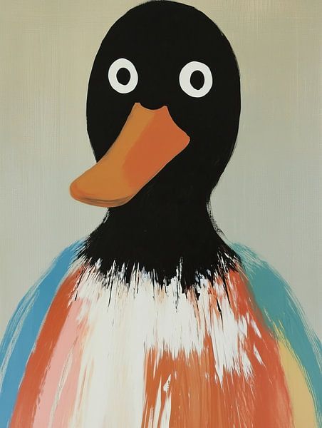 Cheerful Duck in modern style by Modern Collection