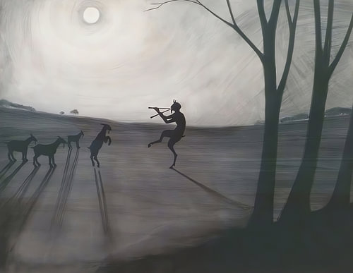Les coureurs au clair de lune