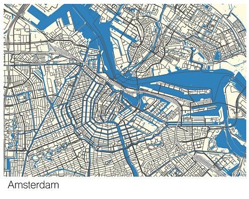 Das Zentrum von Amsterdam