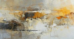 Abstract Earth tones | Earth tones by ARTEO Paintings
