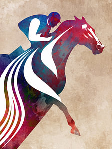 Horse Rider sport art #rider #horse #sport