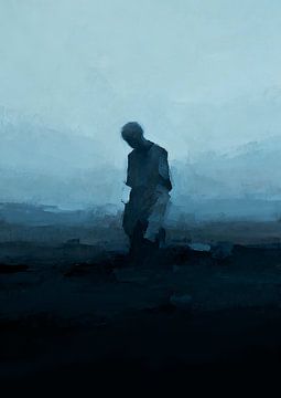 Silence and Sorrow of A Man by ia creativa