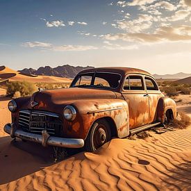 Lost Places Car in the desert by Mustafa Kurnaz