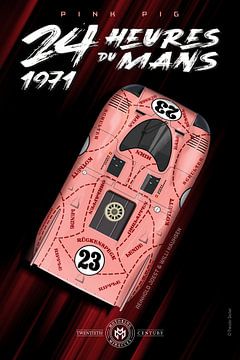 24 uur van Le Mans 1971, 917 Pink Pig van Theodor Decker