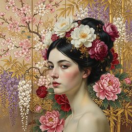 The Wisteria Screen II by J.O. Han