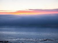 sunset in Simonstown, South Africa