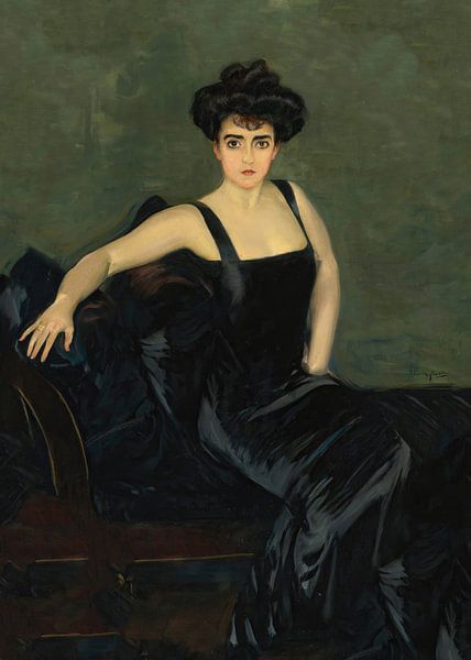 Portret van mevrouw Esperanza Conill De Zanetti, Joaquín Sorolla van Meesterlijcke Meesters