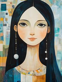 Gelassener Blick von Blickfänger Gemälde