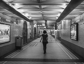 At the station of Haarlem by Natascha Worseling